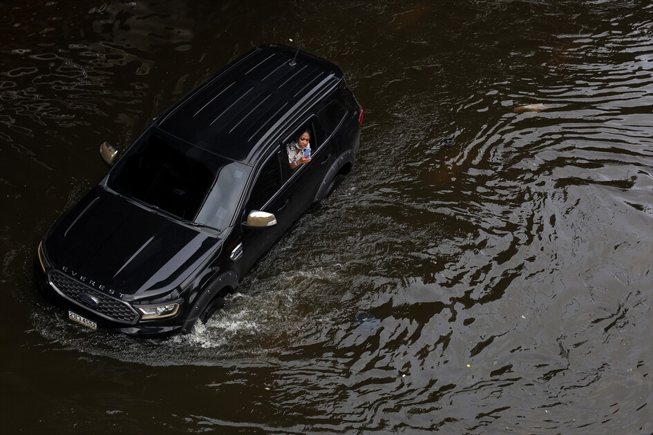Aftermath of heavy rain in Bangkok
