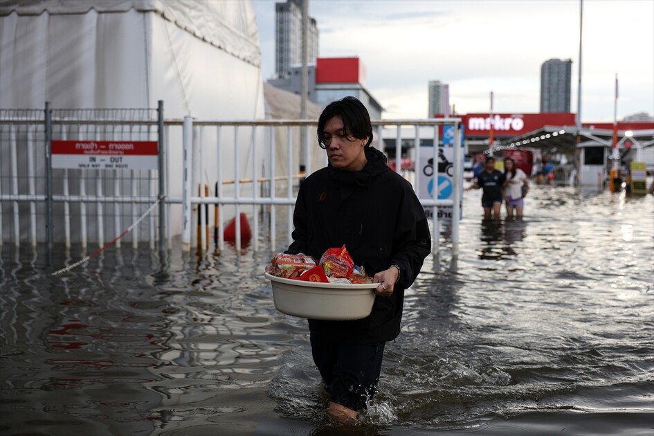 Aftermath of heavy rain in Bangkok