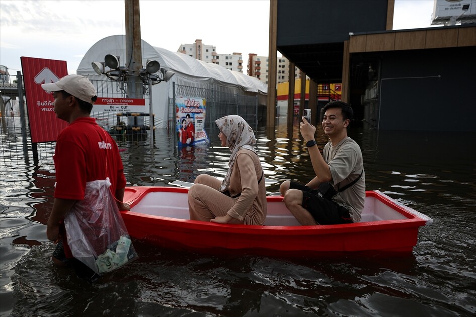 Aftermath of heavy rain in Bangkok