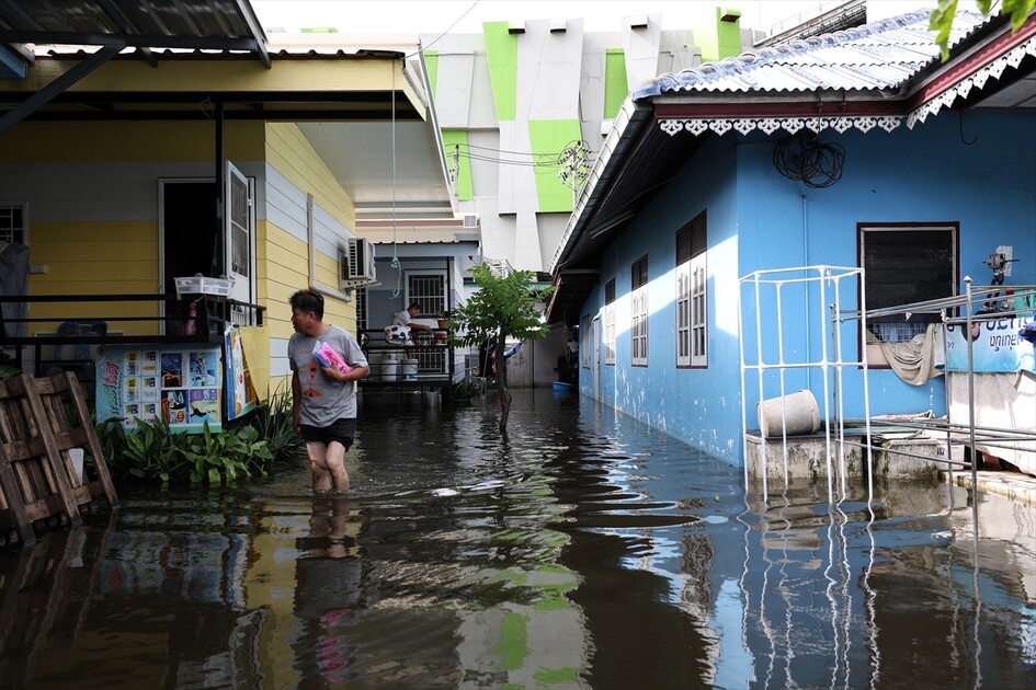 Aftermath of heavy rain in Bangkok