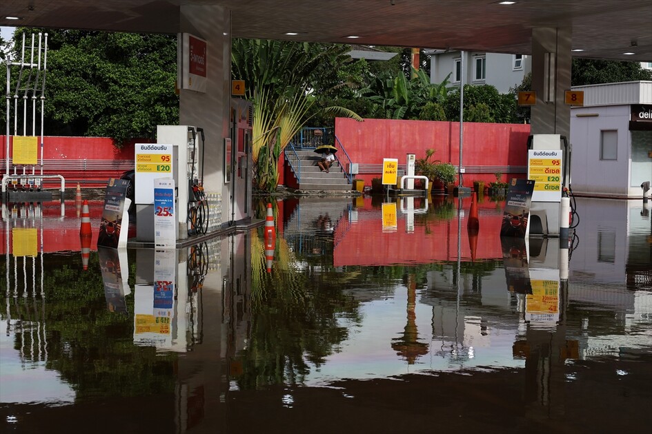 Aftermath of heavy rain in Bangkok