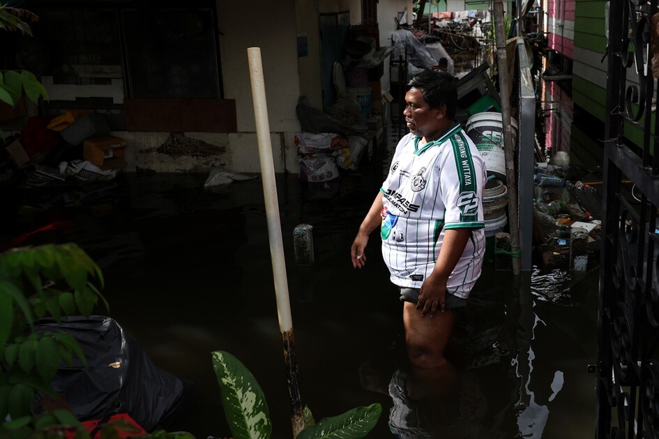 Aftermath of heavy rain in Bangkok