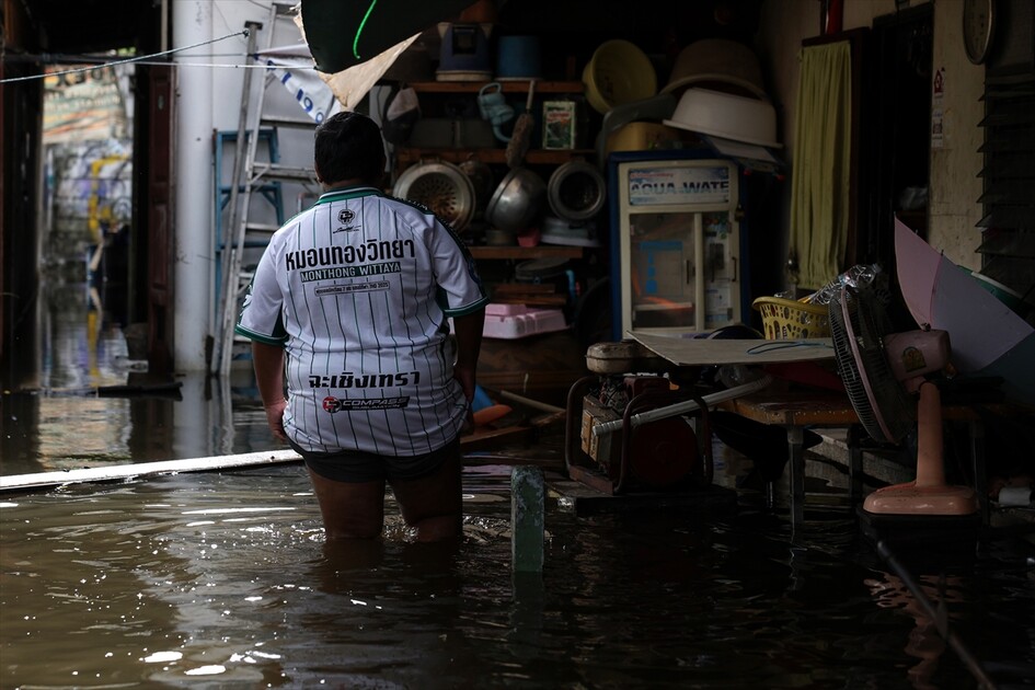 Aftermath of heavy rain in Bangkok