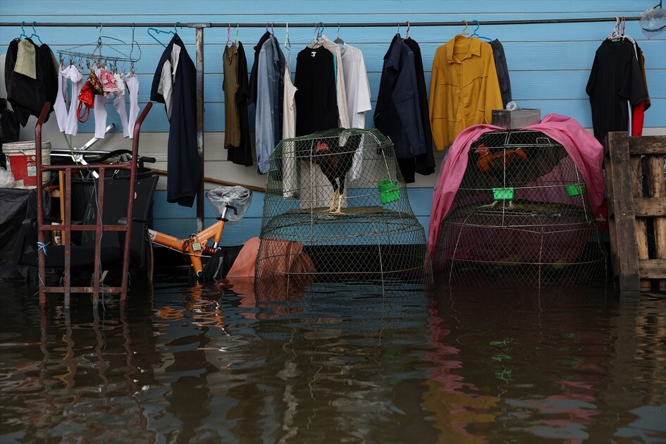 Aftermath of heavy rain in Bangkok