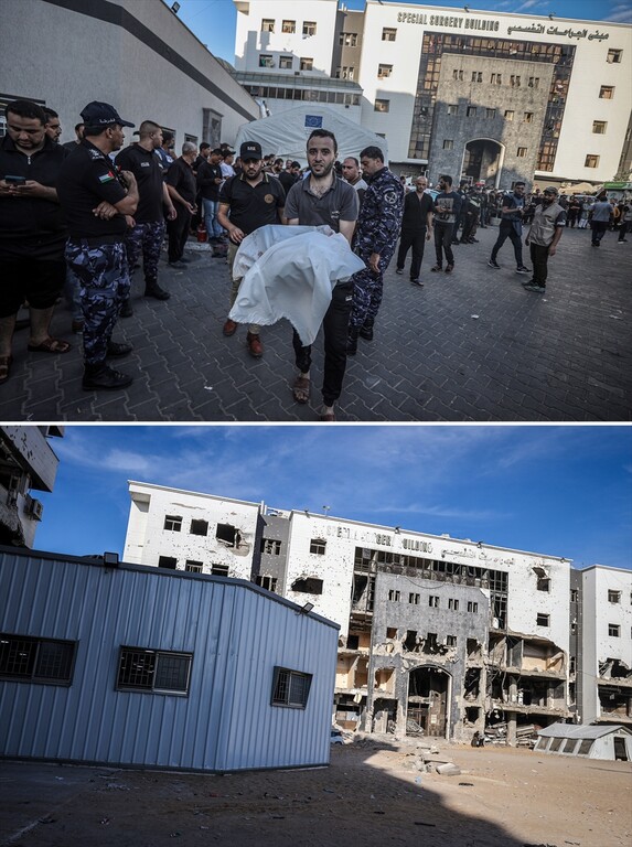 صورة قبل وبعد 2 من 28: الدمار في قطاع غزة
