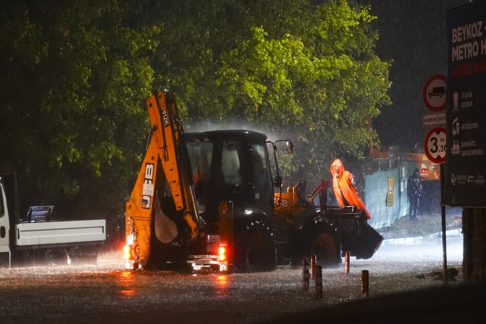 İstanbul’da sağanak etkili oldu